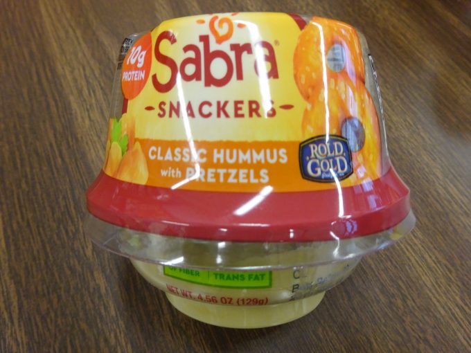 Sabra Snackers Classic with pretzels