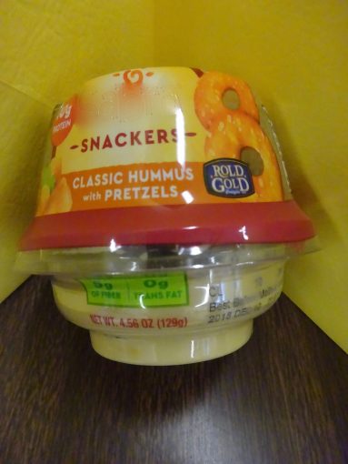 Snackers Classic Hummus with Pretzels