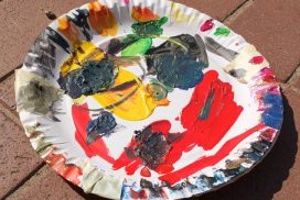 Painted Paper Plate